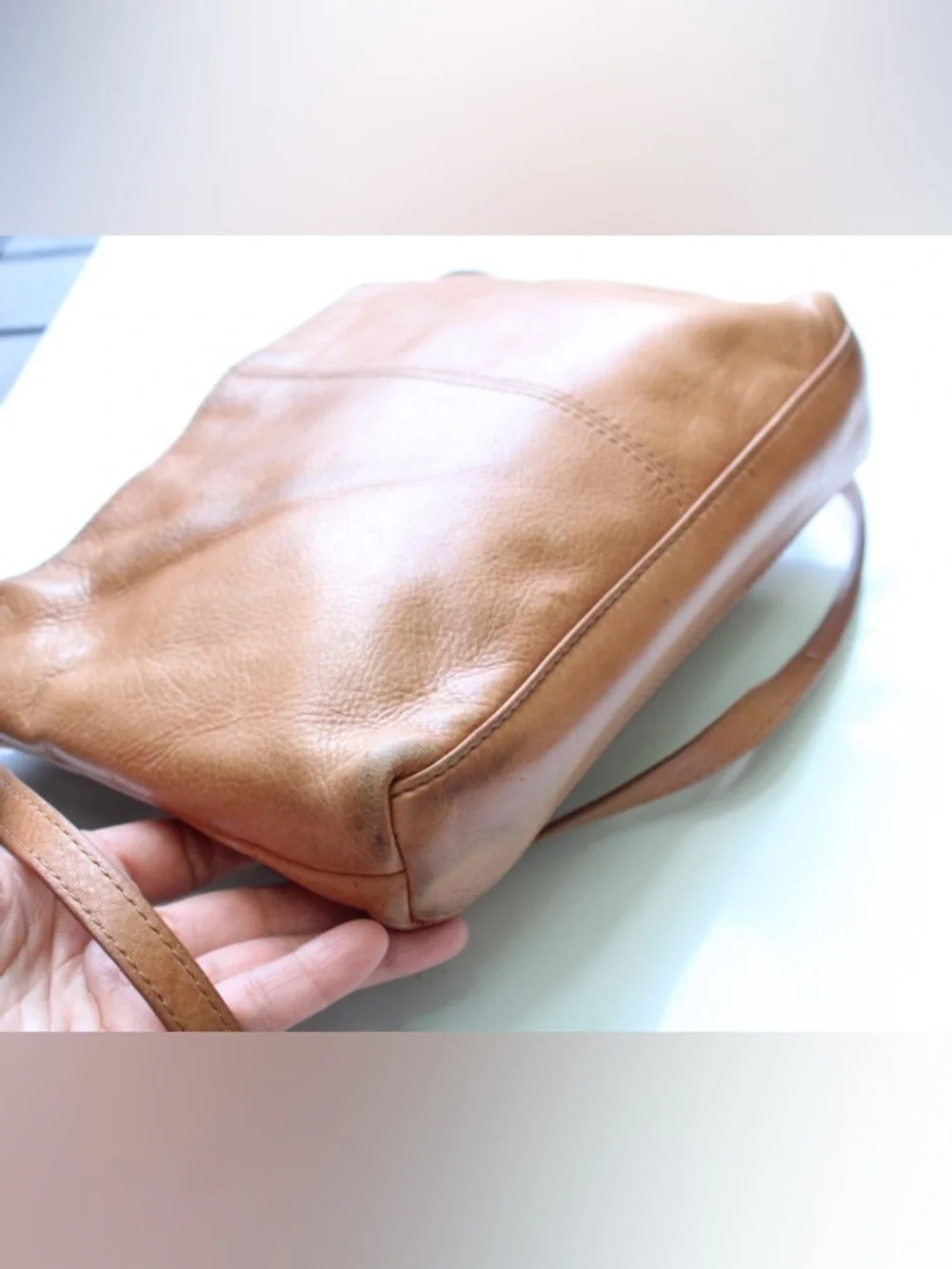 Margot leather cross body bag